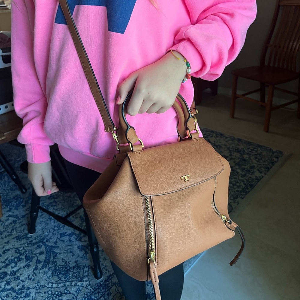 Torch Burch “Half Moon” satchel bag
